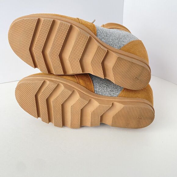 Serra Womens Boots‎ Genuine Cow Suede Leather Brown Sz 7 Urban Chic Lugged Lexie - Picture 8 of 12